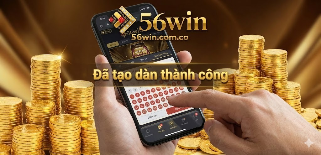 Dàn đề 70 số khung 2 ngày bất bại: Tuyệt kỹ hốt bạc tại 56WIN 2 Khám phá sức mạnh vượt trội của chiến thuật dàn đề 70 số khung 2 ngày bất bại